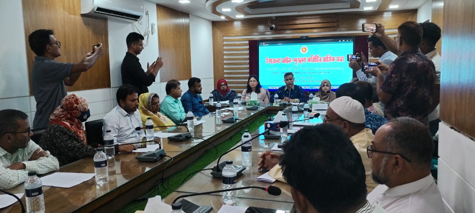 ‎বেলকুচিতে আইন-শৃঙ্খলা কমিটির মাসিক আলোচনা সভা অনুষ্ঠিত। 