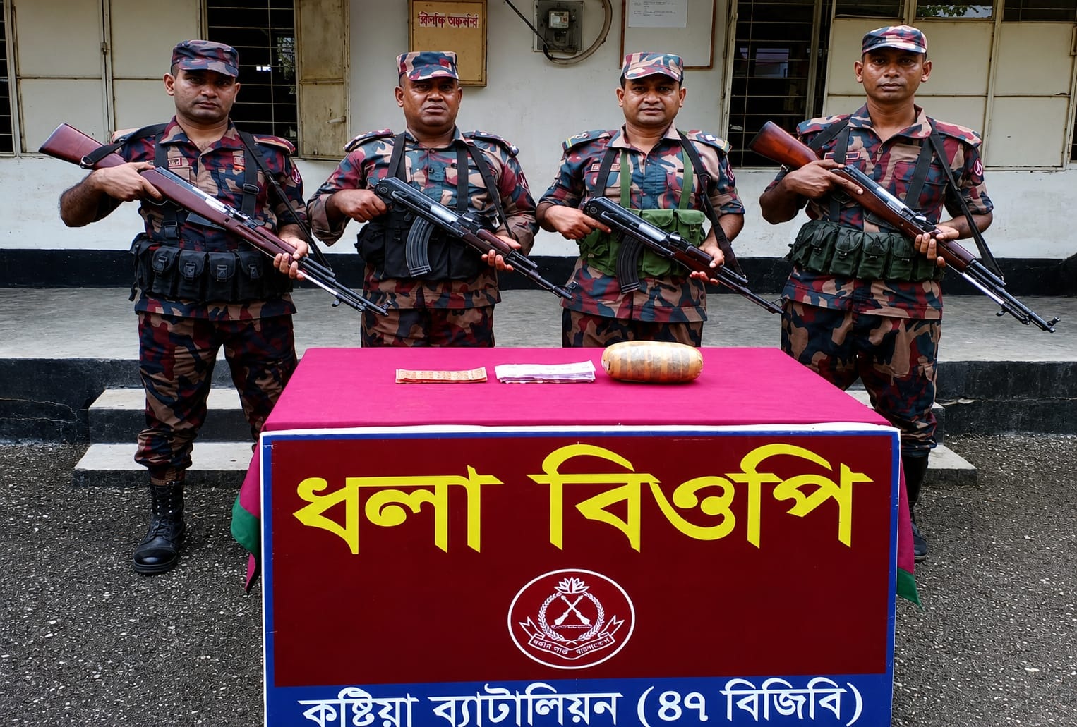 ২ লাখ ৫৮ হাজার টাকার  ভারতীয় মাদকদ্রব্য উদ্ধার করেছে বাংলাদেশ বর্ডার গার্ড।