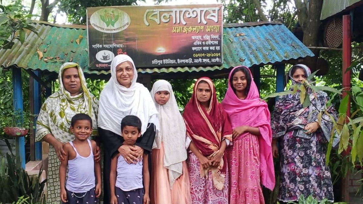আশ্রয়হীন ৮ মা-শিশুর পাশে ‘বেলাশেষে’ সমাজ কল্যাণ সংস্থা