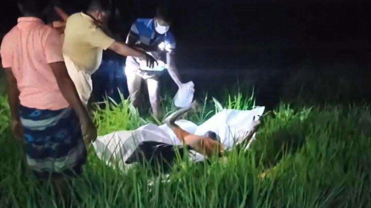তানোরে গোকুল গ্রামের জমির ধান খেত থেকে এক কৃষকের লাশ উদ্ধার