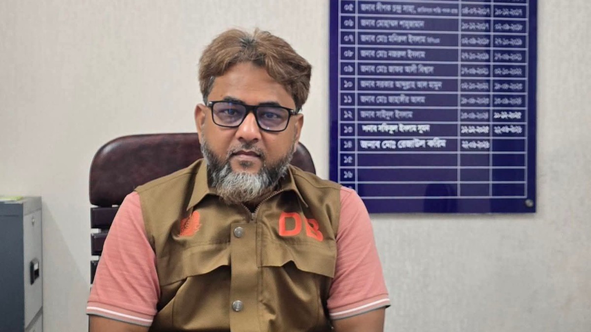 ঢাকা জেলা ডিবি দক্ষিণের নতুন ওসি আশফাক রাগীব হাসান