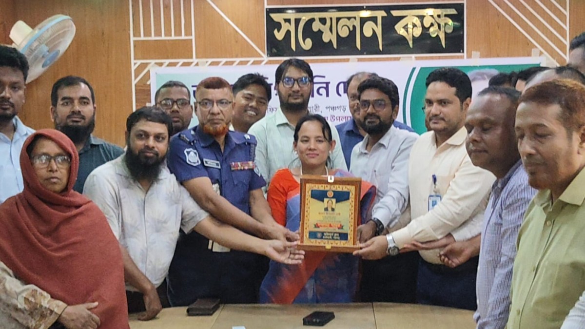 পঞ্চগড়ের আটোয়ারীর উপজেলা নির্বাহী অফিসার রিপামনি দেবী’র বদলিজনিত কারণে এক সংবর্ধনা অনুষ্ঠান অনুষ্ঠিত