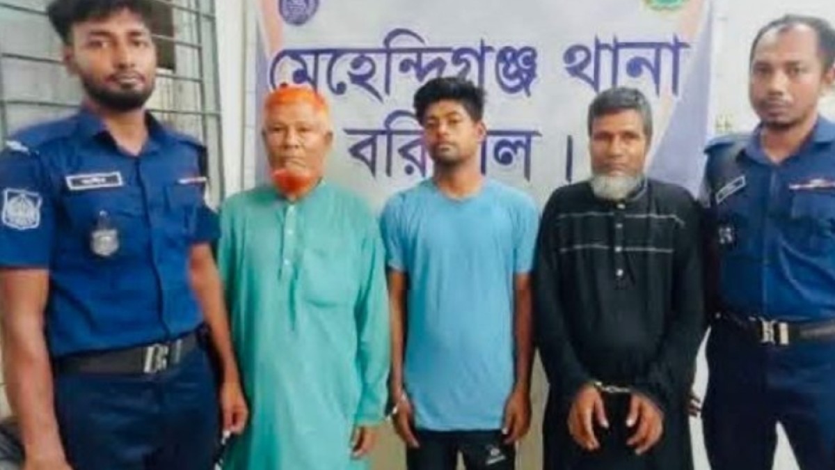 মেহেন্দিগঞ্জে অ্যাডভোকেট রিপন চৌকিদার হত্যা চেষ্টা মামলায় র‍্যাব-পুলিশের যৌথ অভিযানে আরও ৩ আসামি গ্রেফতার।
