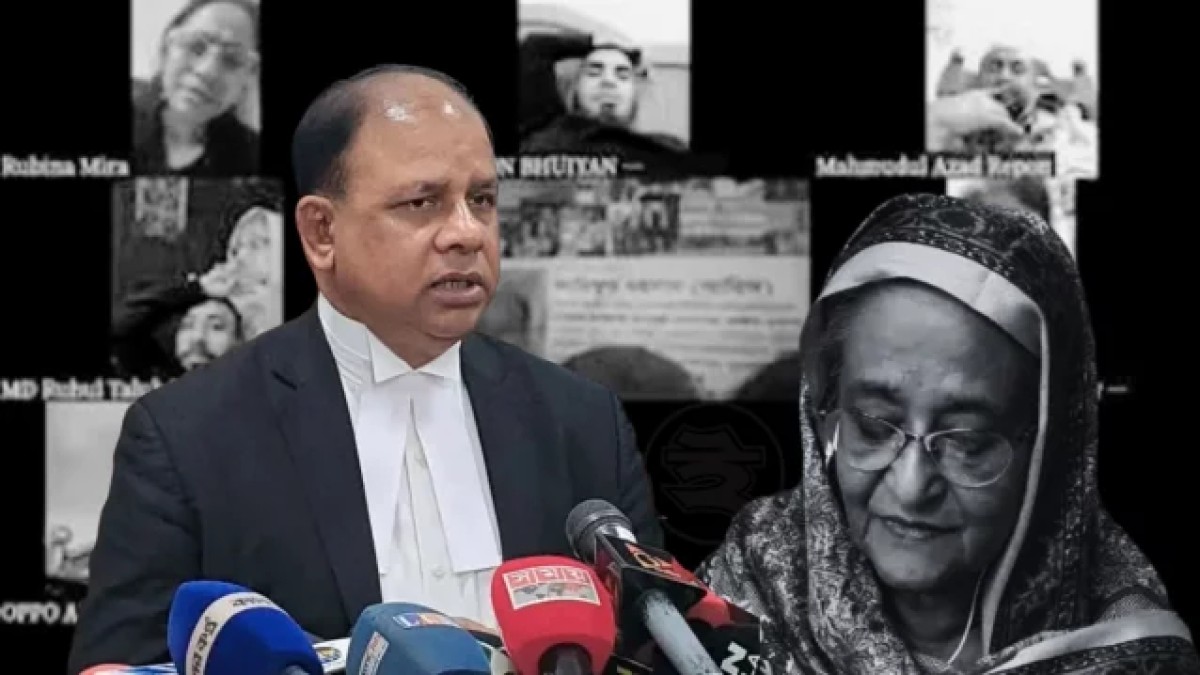বিদ্বেষমূলক না হলে হাসিনার বক্তব্য প্রচারে আইনগত বাধা নেই :চিফ প্রসিকিউটর