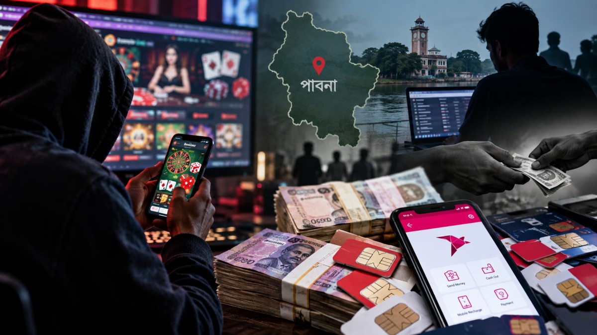 পাবনায় অনলাইন জুয়ার অর্থ লেনদেনে ‘বেনামী’ সিমের ব্যবহার? অনুসন্ধানে চাঞ্চল্যকর তথ্য