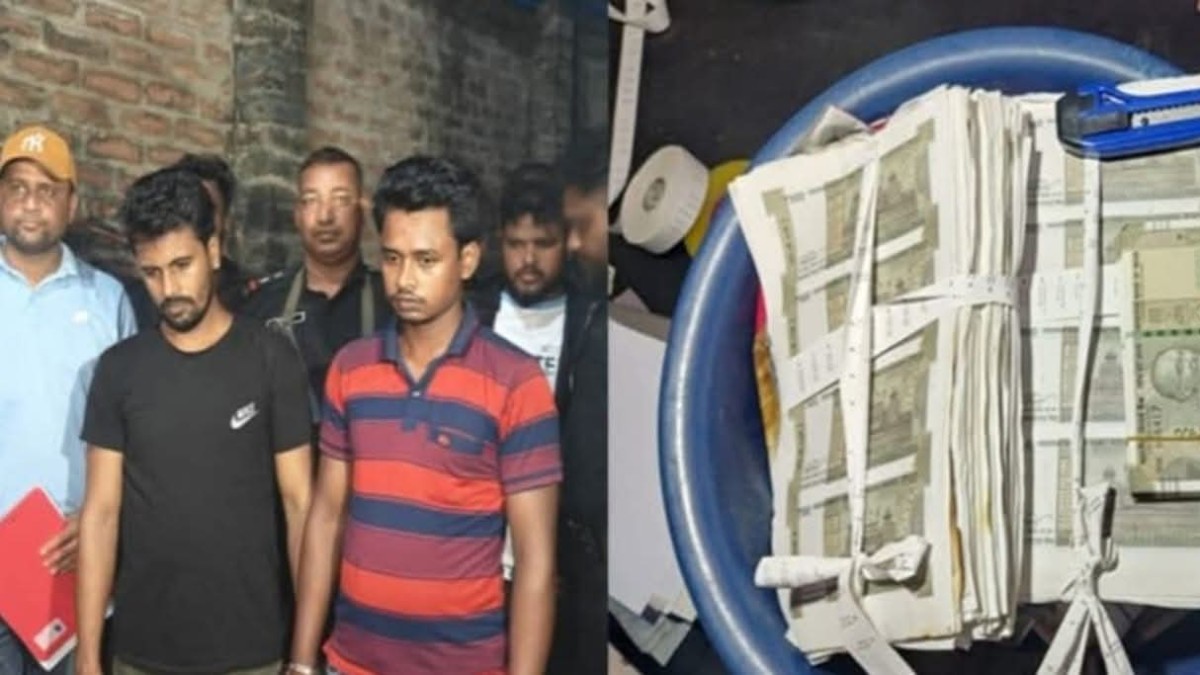 চাঁপাইনবাবগঞ্জে ভারতীয় জাল রুপি তৈরির কারখানায় অভিযান, আটক ২