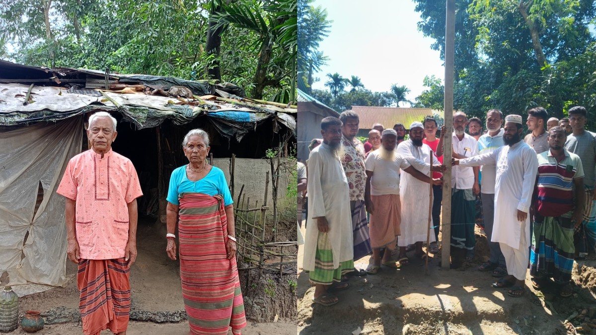 ভারপ্রাপ্ত স্পিকারের উদ্যোগে বদলে যাচ্ছে অসহায় হাজং দম্পতির জীবন