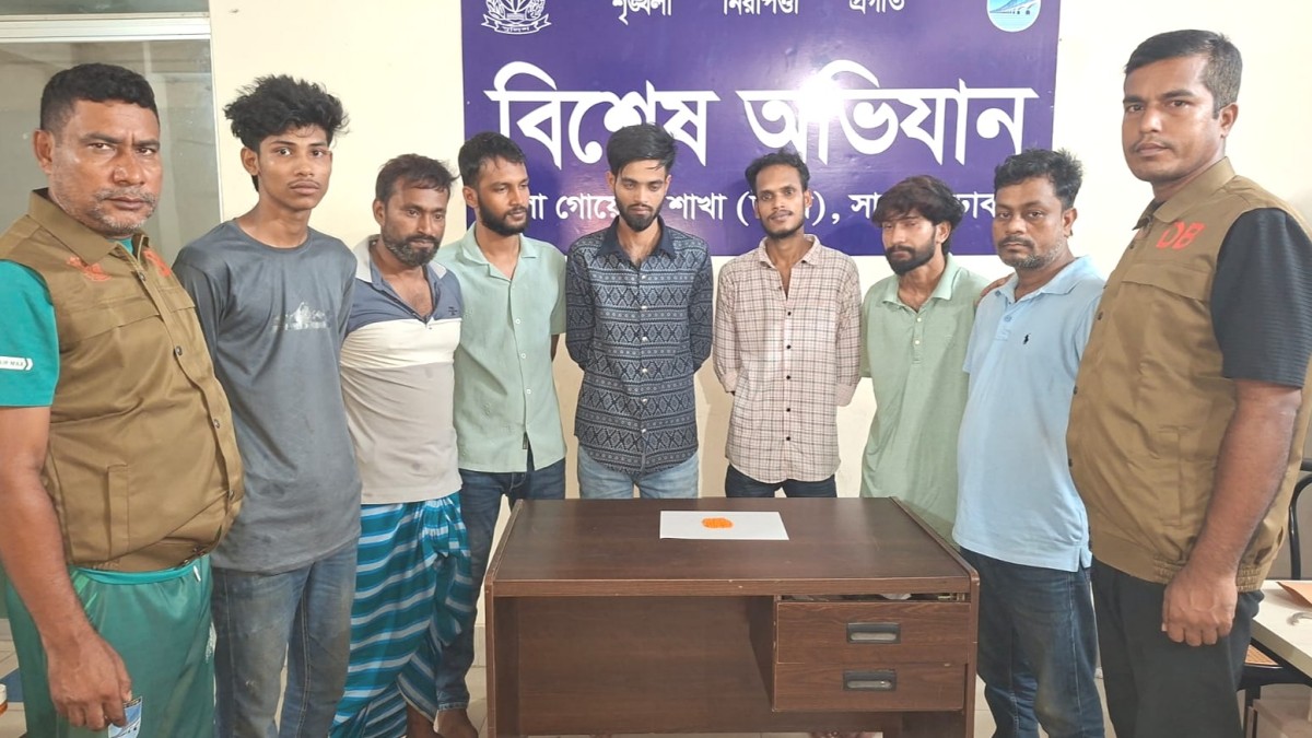 সাভার-আশুলিয়ায় ইয়াবাসহ ৭ জন গ্রেপ্তার