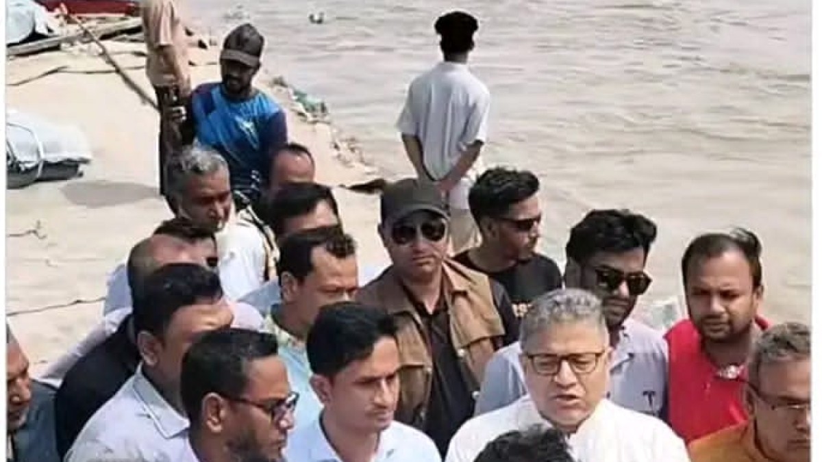 সদরপুরে  চরবলাশিয়া নদী ভাঙন প্রবণ  এলাকা পরিদর্শন করলেন শহিদুল ইসলাম বাবুল