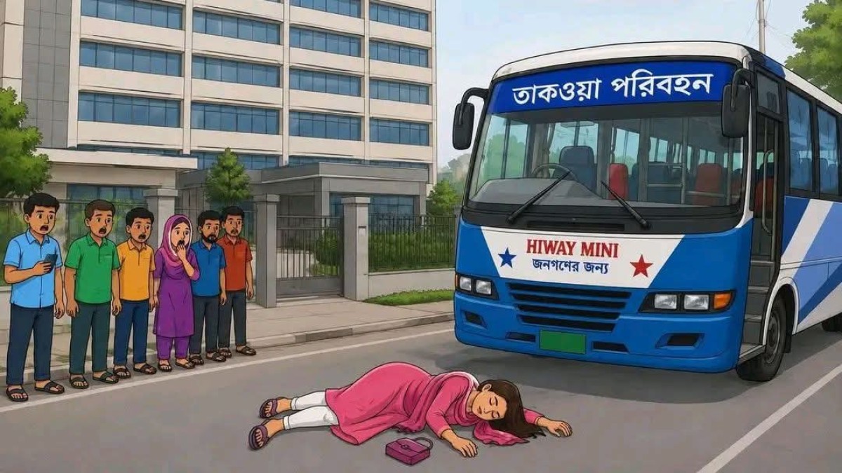 গাজীপুরে তাকওয়া পরিবহনের বাসের ধাক্কায় গার্মেন্টস শ্রমিক নিহত, এলাকাজুড়ে ক্ষোভ
