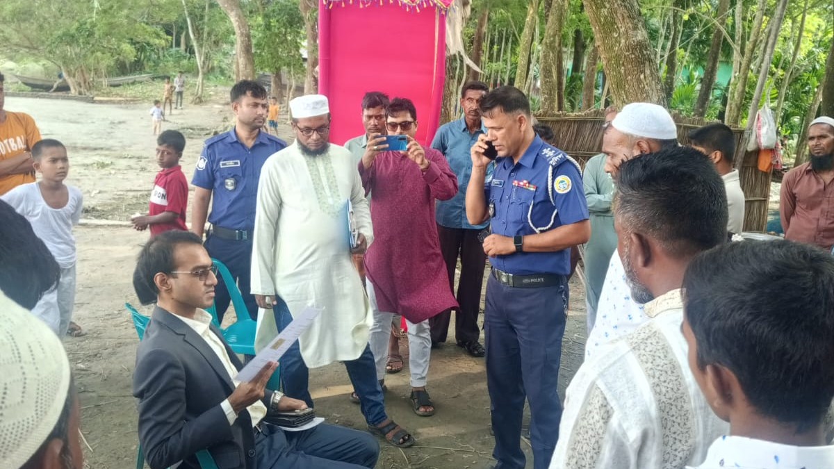 মেহেন্দিগঞ্জে ইউএনওর হস্তক্ষেপে বন্ধ হলো বাল্যবিবাহ, জরিমানা ১০ হাজার টাকা