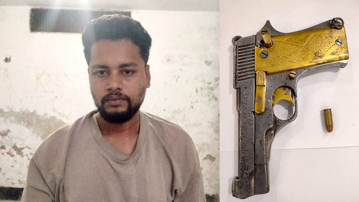 কুমারখালীতে পুলিশের অভিযানে পিস্তল-গুলি সহ আটক ১