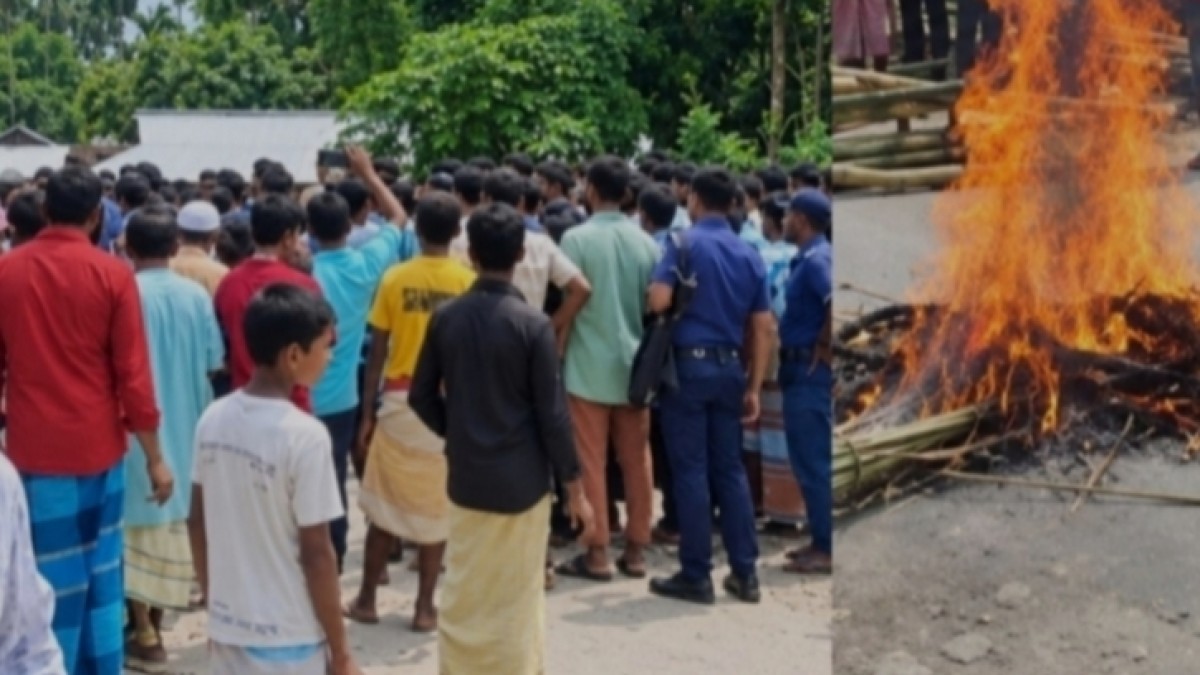 ভূরুঙ্গামারীতে সার না পেয়ে সড়ক অবরোধ, কৃষি কর্মকর্তা অবরুদ্ধ