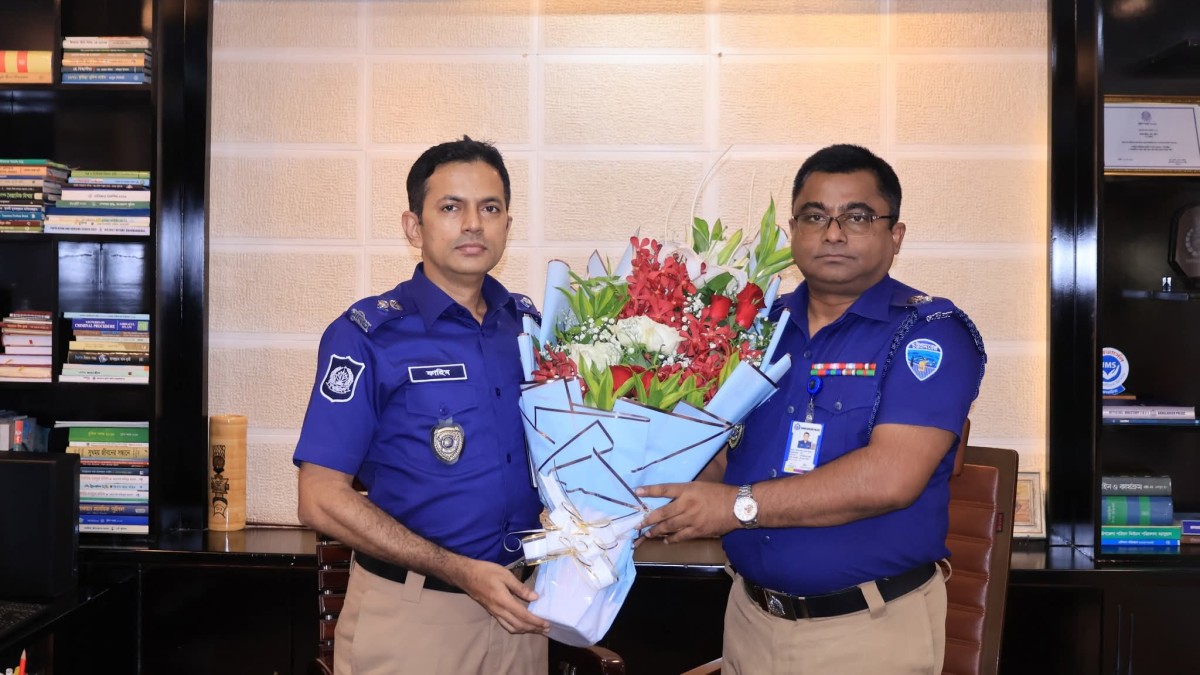 ব্রাহ্মণবাড়িয়ায় নবাগত পুলিশ সুপার মুঃ জালাল উদ্দিন ফাহিমের যোগদান