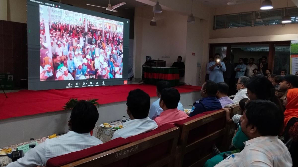 সদরপুরে কৃষক কার্ড বিতরণ, ভিডিও কনফারেন্সে প্রধানমন্ত্রীর অনুষ্ঠানে সংযুক্ত