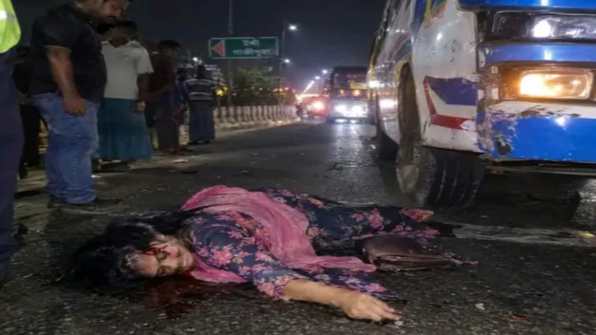 গাজীপুরে বাসের ধাক্কায় গার্মেন্টস্ কর্মী নিহত