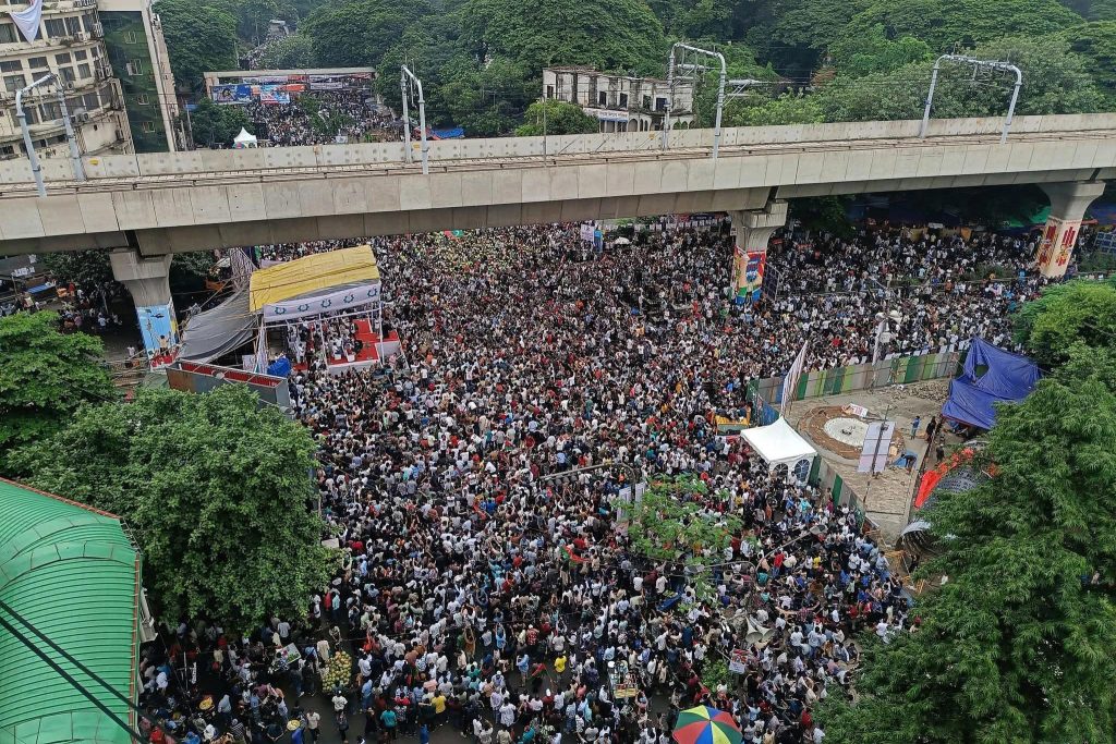 শাহবাগে সমাবেশ: ৯ দফা দিল ছাত্রদল